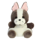 Beau is a puppy plush coat of creamy white and brown. His perked-up ears show hes always listening for adventure.