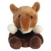 Anita Anteater plush, sandy-beige and chocolate-brown with long snout and round ears, from Palm Pals.