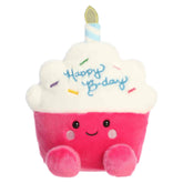 Dolce Ice Cream Bar plush, large white bar with chocolate drip, sprinkles, and wood stick, from Palm Pals.