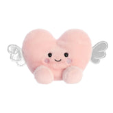 A blushing pink heart with delicate angel wings from the Palm Pals collection, perfect for Valentine’s Day celebrations.