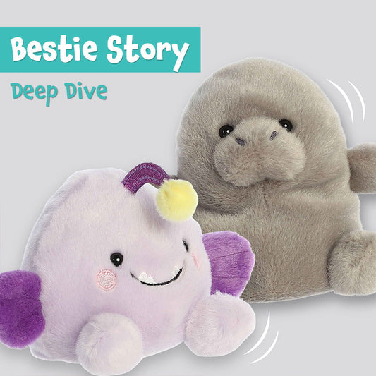 Palm Pals Stories - Deep Dive - Blinky Angler Fish & Blubs Manatee