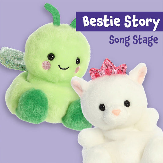 Palm Pals Stories - Song Stage - Maestro Grasshopper & Priscilla Princess Kitty
