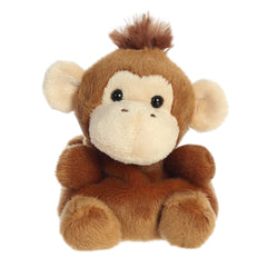 Boomer is a plush with a charming tuft of hair and a face full of fun, surrounded by soft, caramel-colored fur.