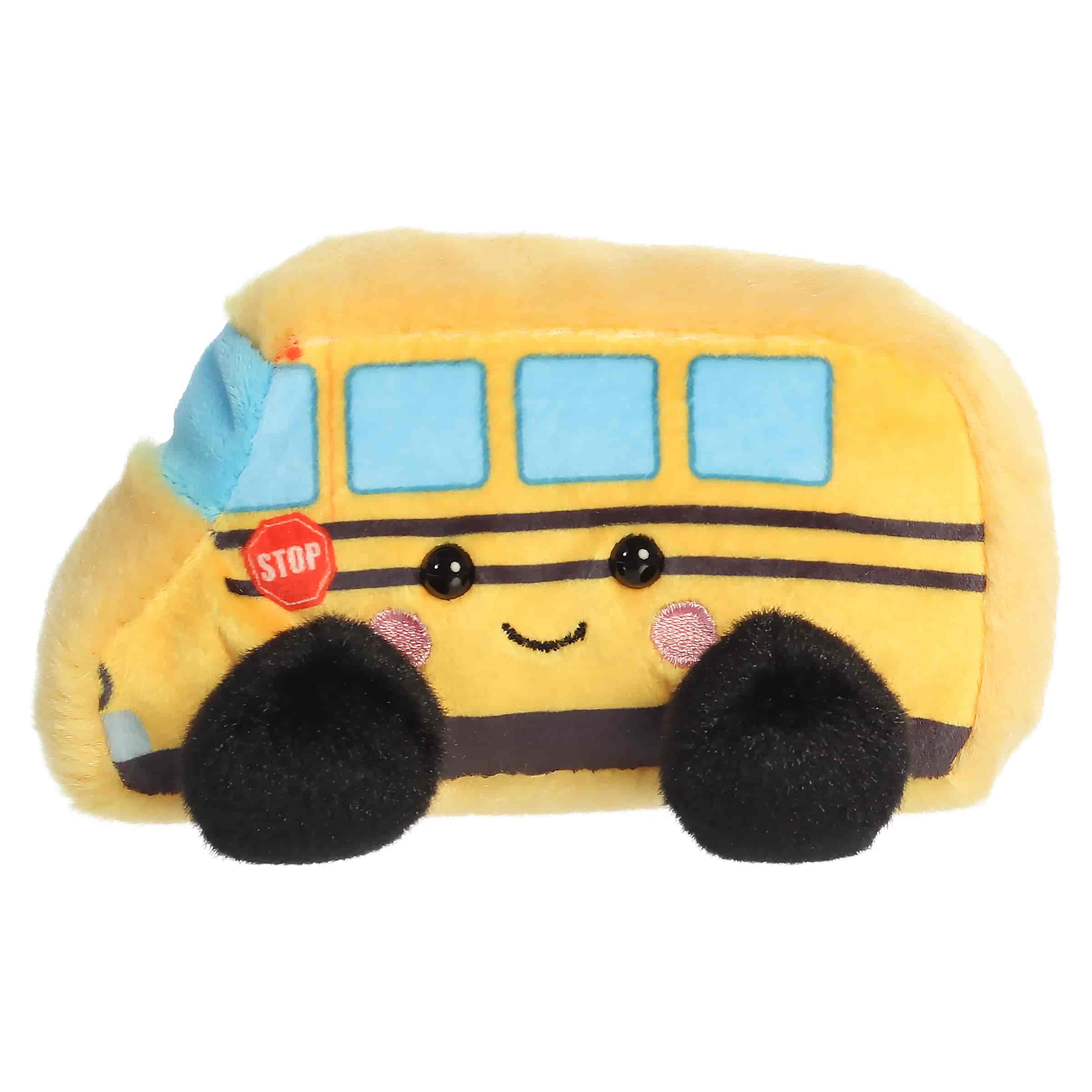 Planky The Pirate plush, striped shirt with eye patch and skull pirate hat, from Palm Pals.