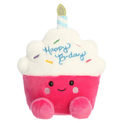 Dolce Ice Cream Bar plush, large white bar with chocolate drip, sprinkles, and wood stick, from Palm Pals.