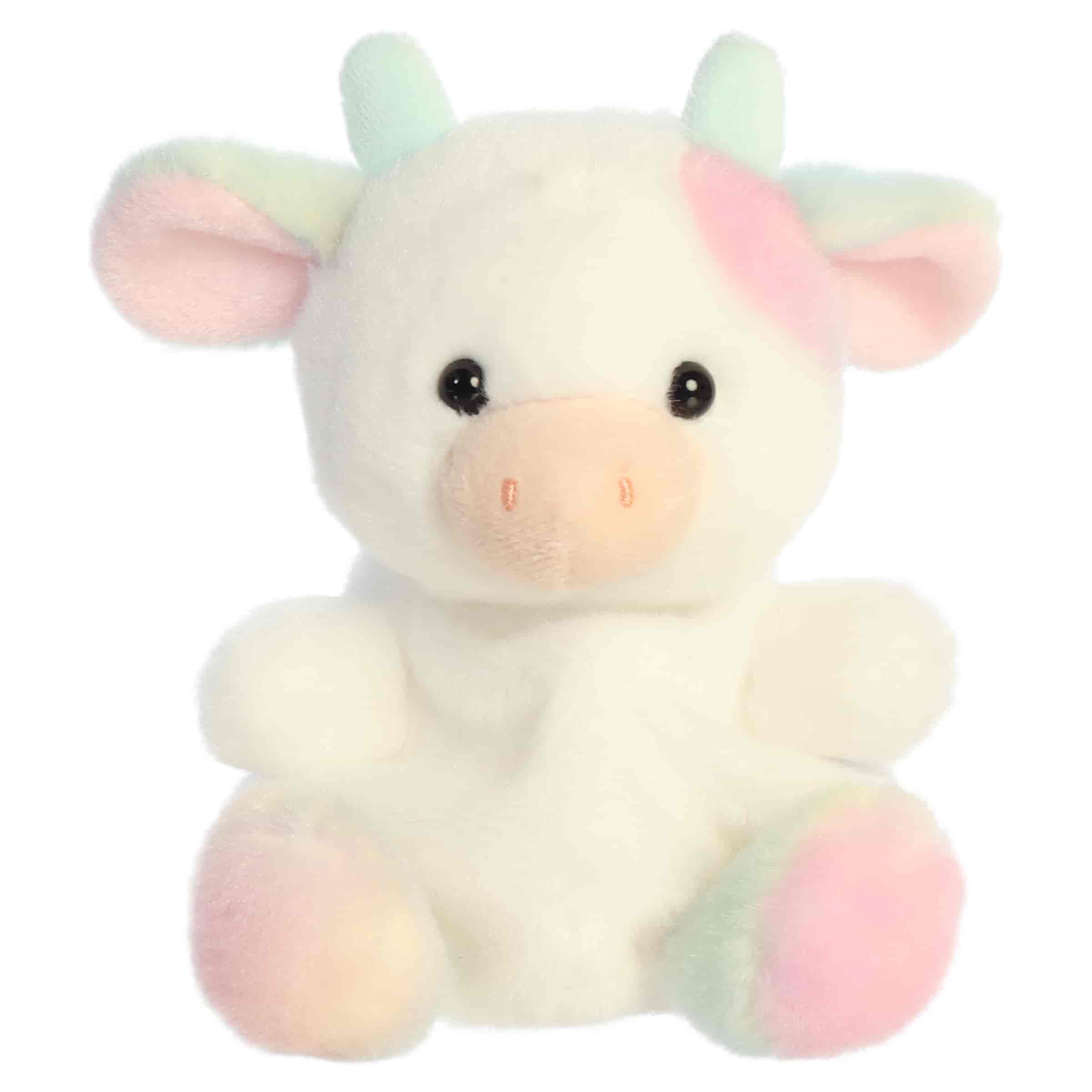 Sparkler Cake Rubber Ducky plush with white duck body, colorful sprinkles, bright face, and candle topper