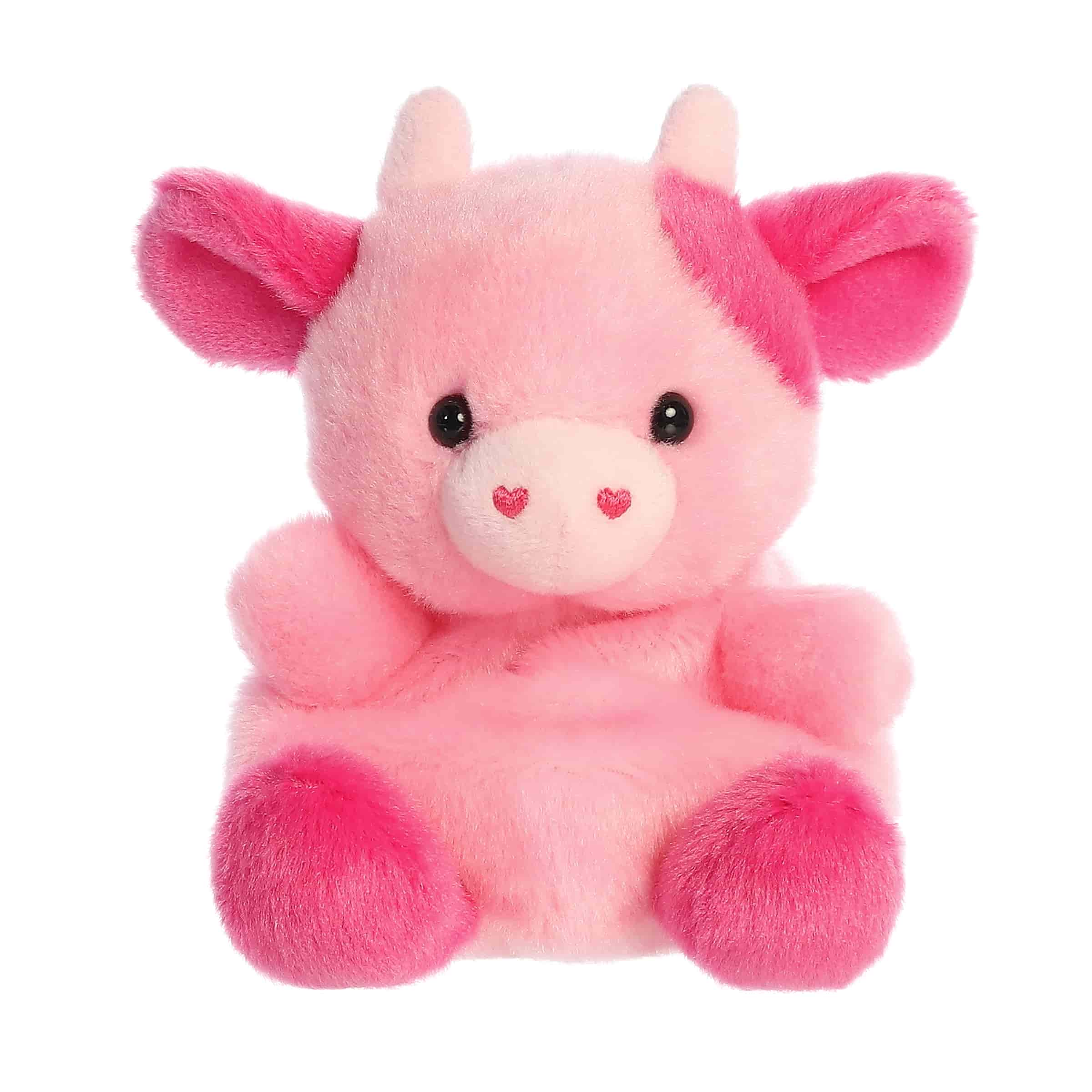 Palm Pals Valentine s Day Blossom Pink Cow Plush Palm Pals palm-pals-valentine-s-day-blossom-pink-cow-plush-palm-pals